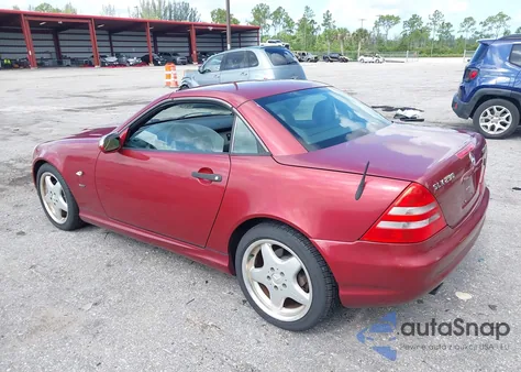 2000 Mercedes-Benz Slk 230 Kompressor из США, поврежденный, VIN WDBKK47F2YF146797
